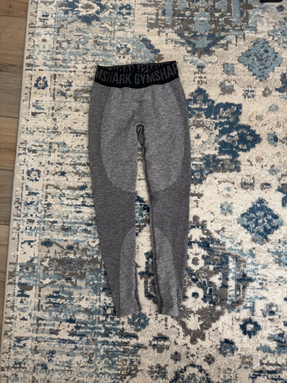 Gymshark Women Gray Leggings with Thick Waistband